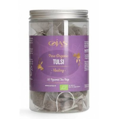 Ojas Ayurveda Tulsi Theezakjes Biologisch, 20 builtjes Ojas Ayurveda Tulsi Theezakjes Biologisch, 20 builtjes