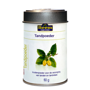 Neem supreme toothpowder (tandpoeder) fresh (60 gr)