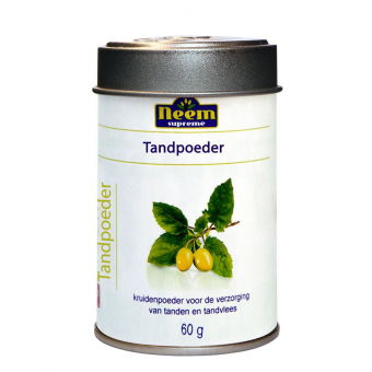 Neem supreme toothpowder (tandpoeder) fresh (60 gr)