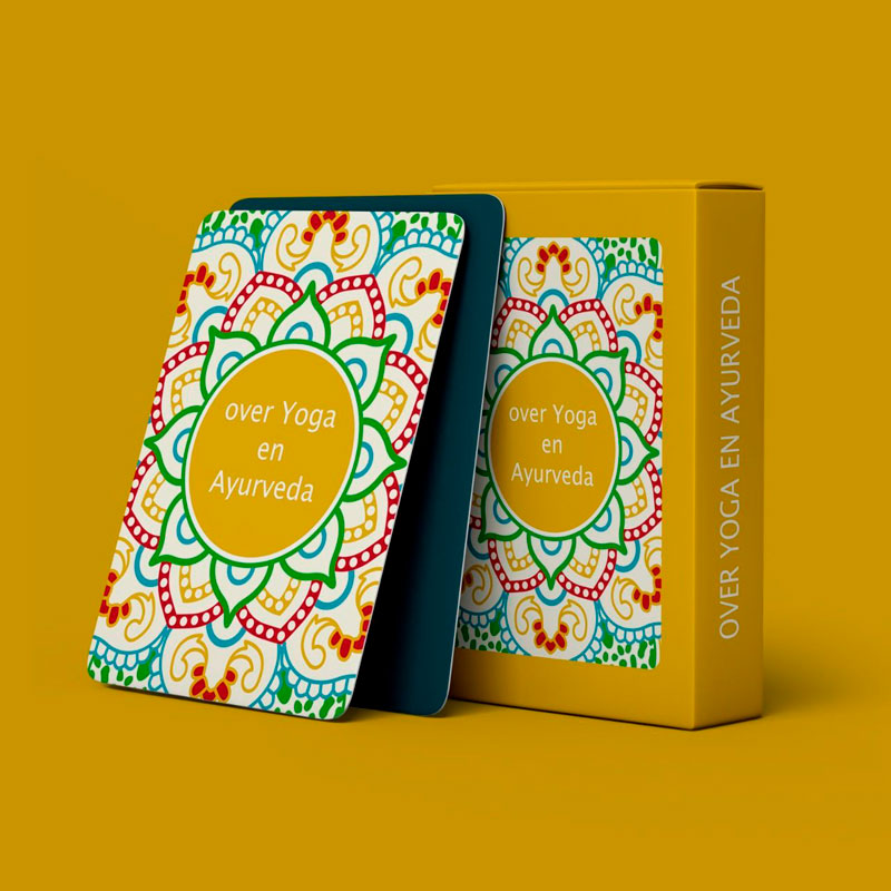 Over Yoga en Ayurveda carddeck - 50 kaarten